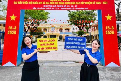 Trường Tiểu học Quảng Phú 1 tích cực hưởng ứng Ngày bầu cử đại biểu Quốc hội và đại biểu Hội đồng nhân dân các cấp nhiệm kỳ 2026 – 2031