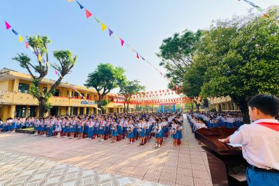 LỄ KẾT NẠP ĐỘI VIÊN MỚI (ĐỢT I) – NĂM HỌC 2025–2026
