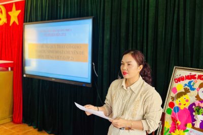 TRƯỜNG TIỂU HỌC QUẢNG PHÚ 1 TỔ CHỨC THÀNH CÔNG CHUYÊN ĐỀ: MỘT SỐ GIẢI PHÁP RÈN KĨ NĂNG NÓI VÀ NGHE CHO HỌC SINH LỚP 2 ĐÁP ỨNG CHƯƠNG TRÌNH GIÁO DỤC PHỔ THÔNG 2018