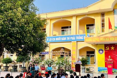 TRƯỜNG TIỂU HỌC QUẢNG PHÚ 1: KHỎE ĐỂ CHINH PHỤC TRI THỨC